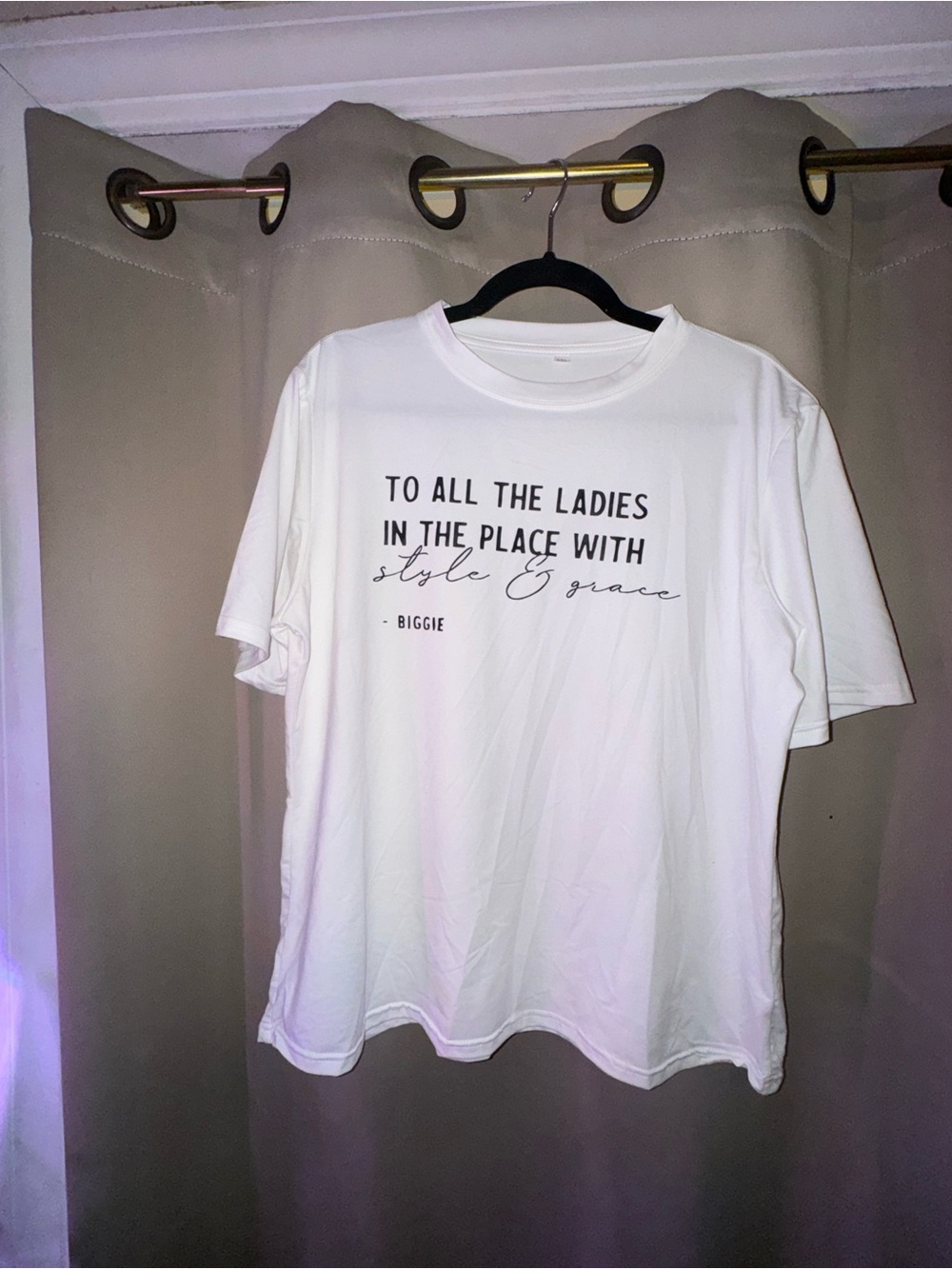White Graphic Tee - "To All The Ladies"